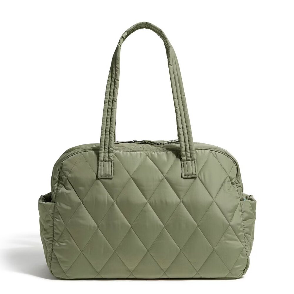 Vera Bradley Pumice Stone Outlet Ultralight Weekender Travel Bag/NWT - Picture 2 of 13